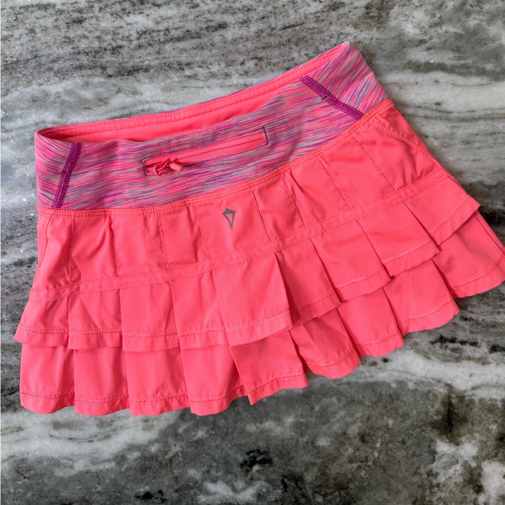 Ivivva Pink Layered Skirt Girls Size 7